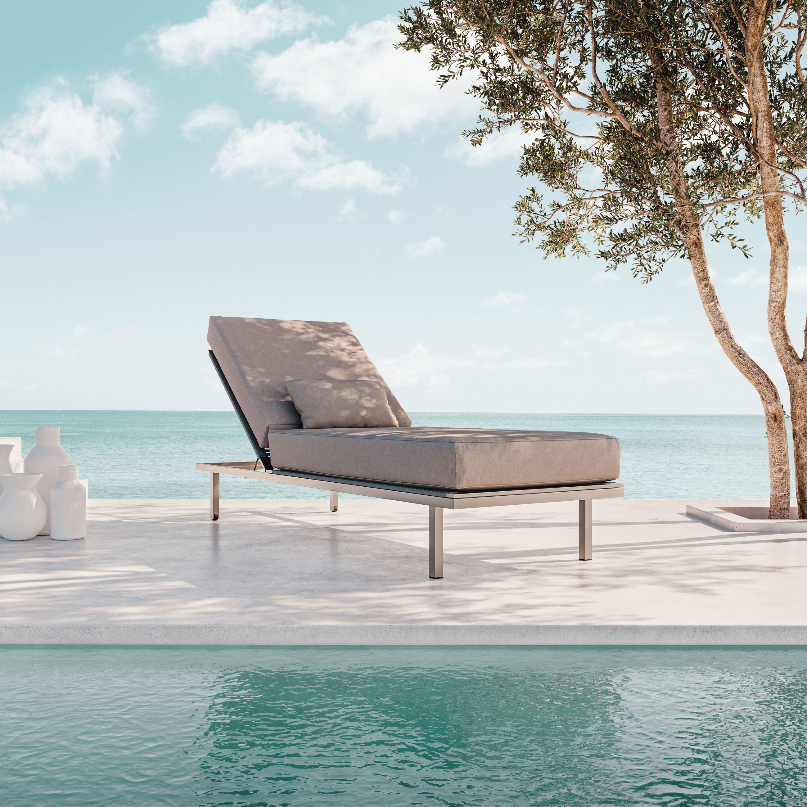 Baki Sun Lounger Compact