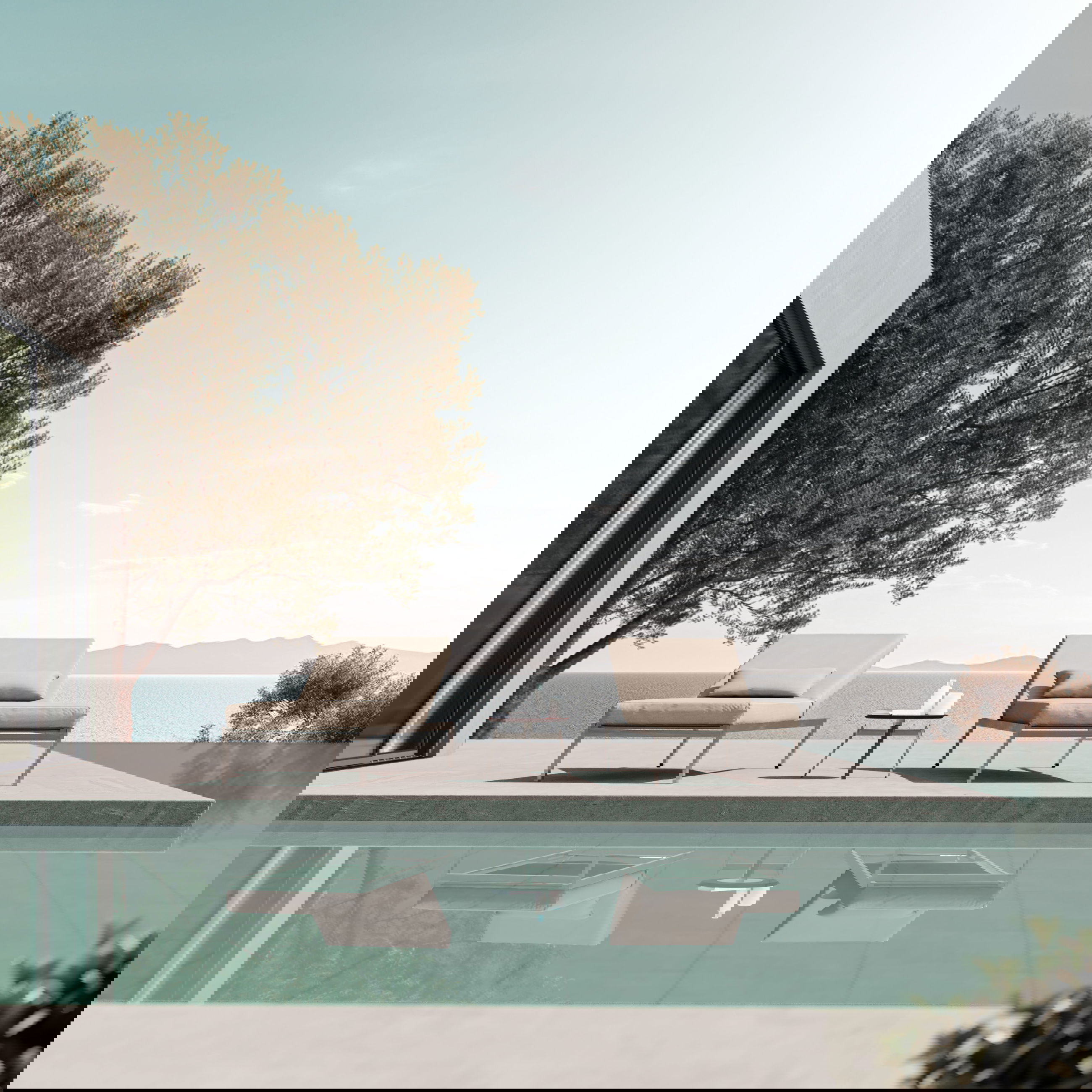 Suite Sun Lounger Set  Compact