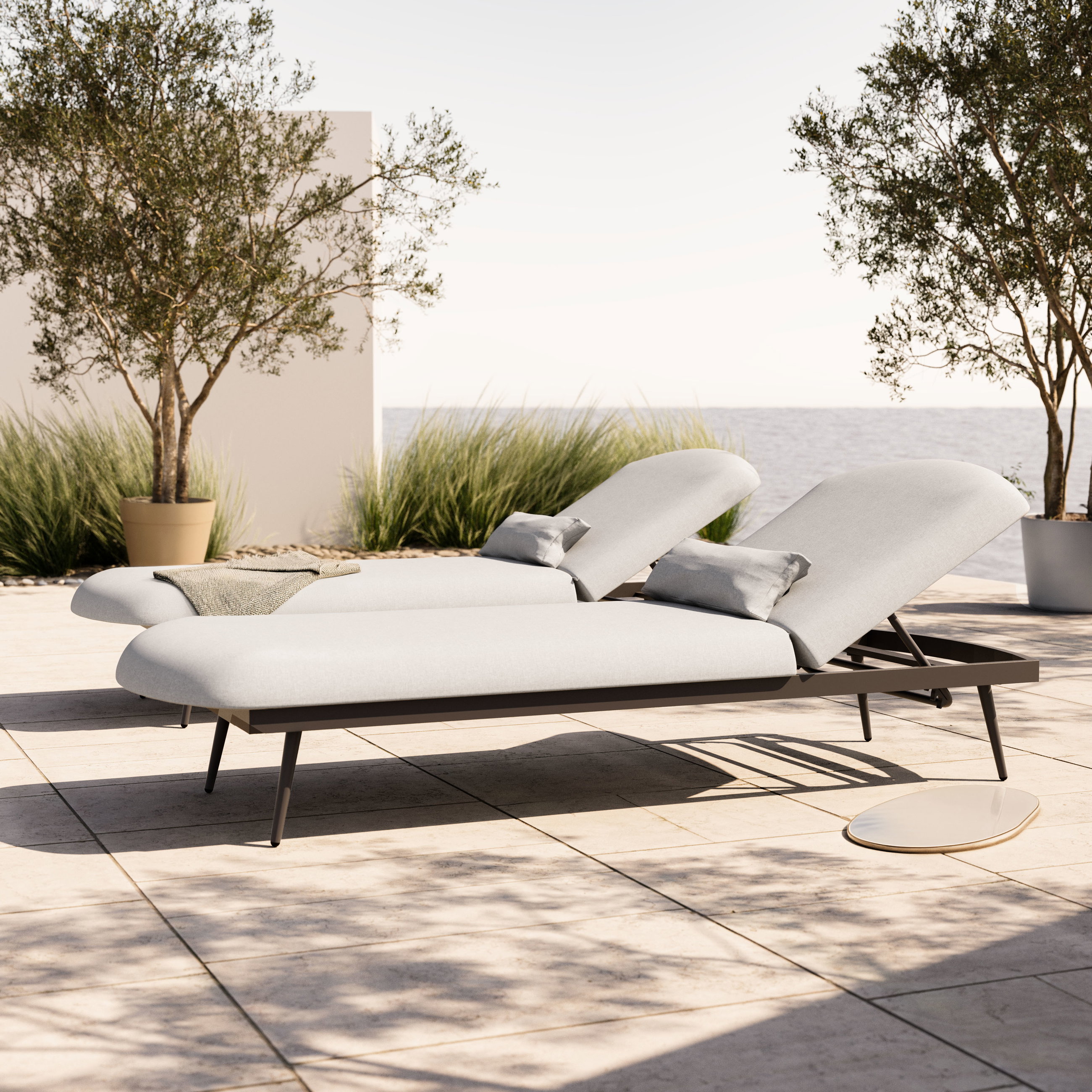 Confort Sun Lounger Set Compact