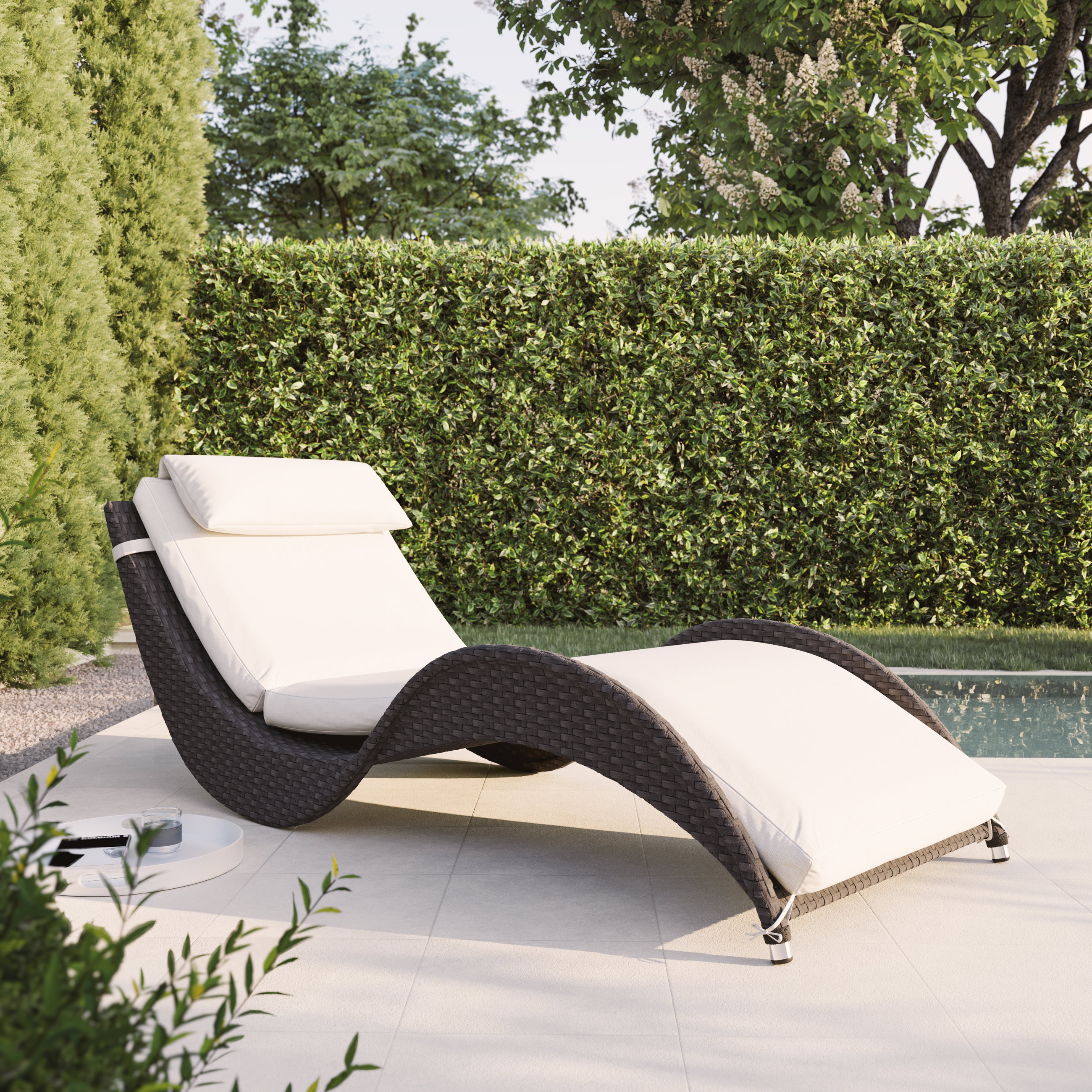 Wave Sun Lounger Compact