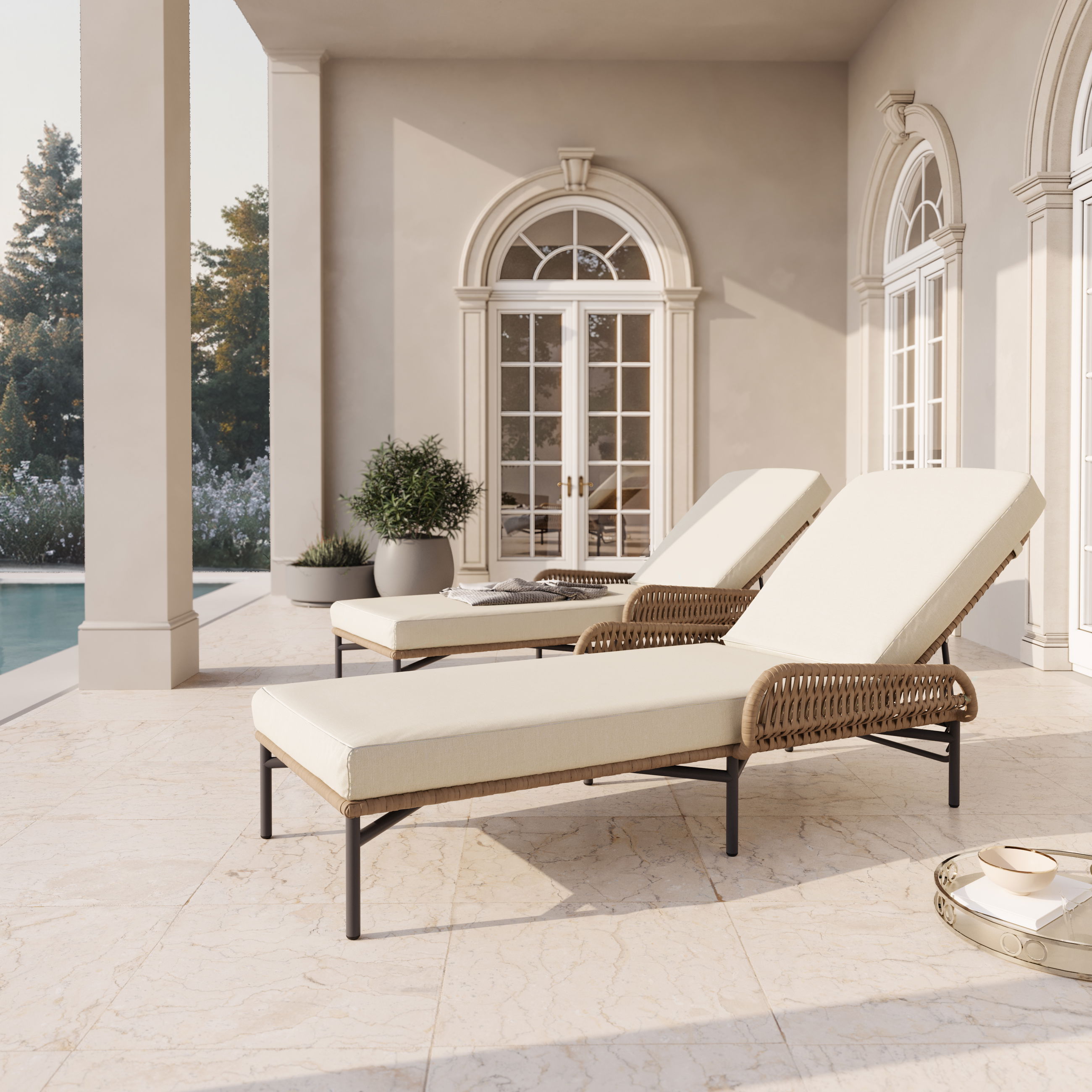 Mistral Sun Lounger Set Compact