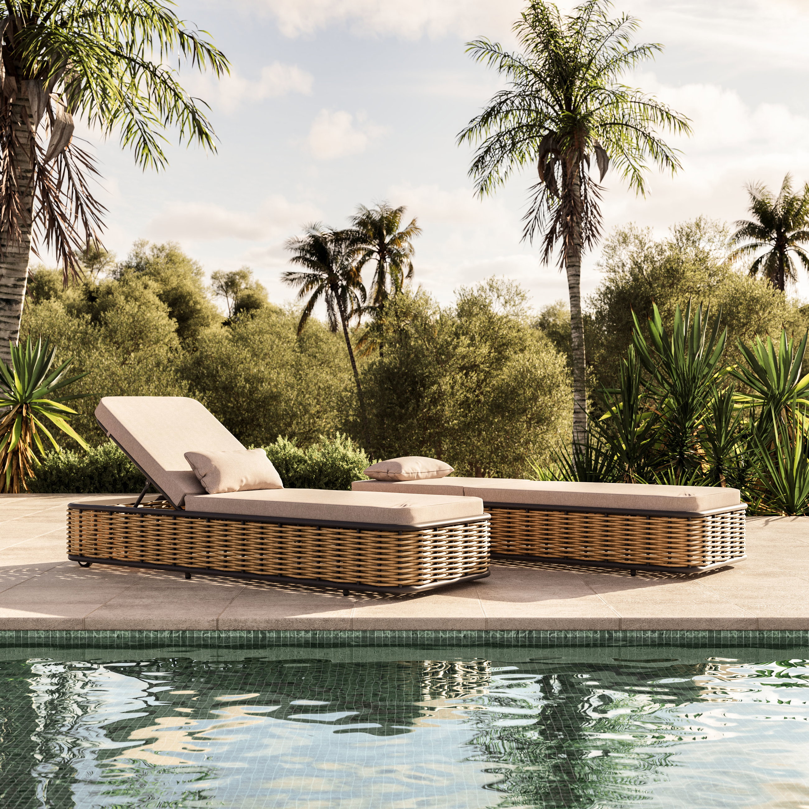 Astra Ensemble de Bains de Soleil Compact