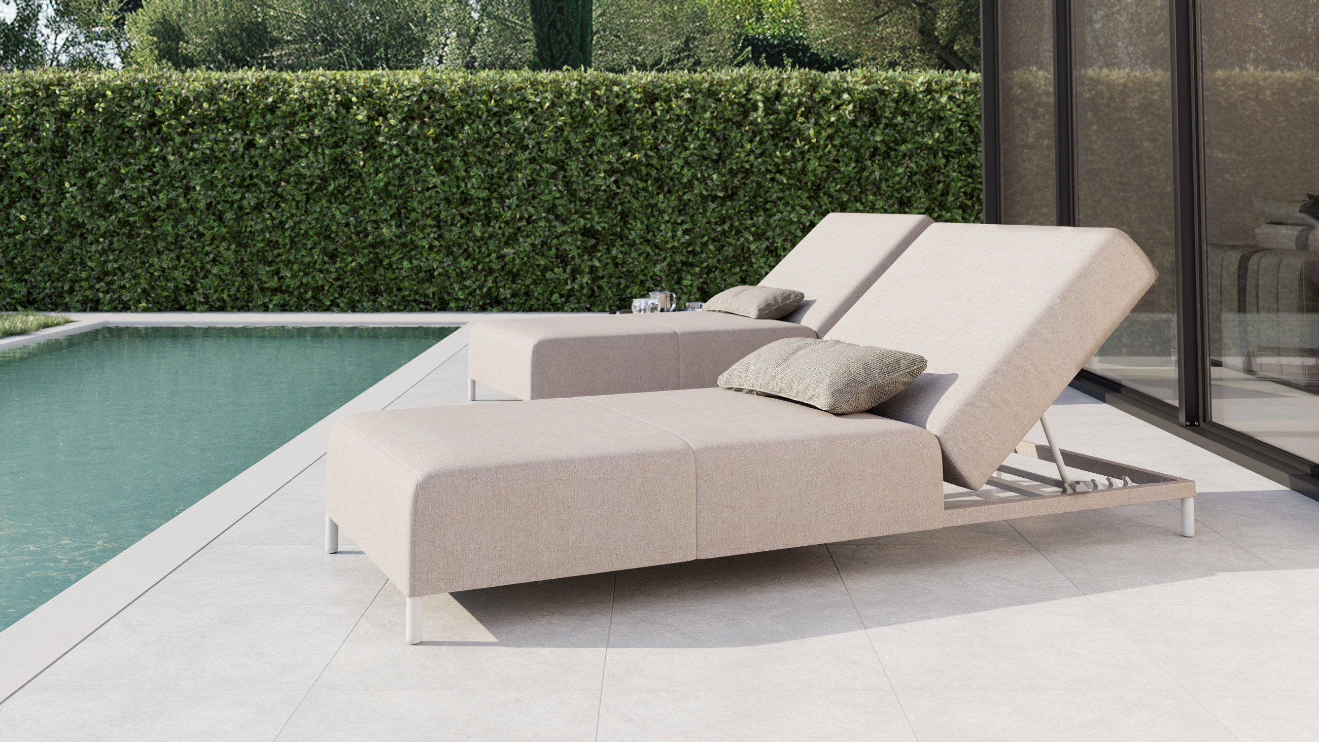 Element Sun Lounger Set Compact