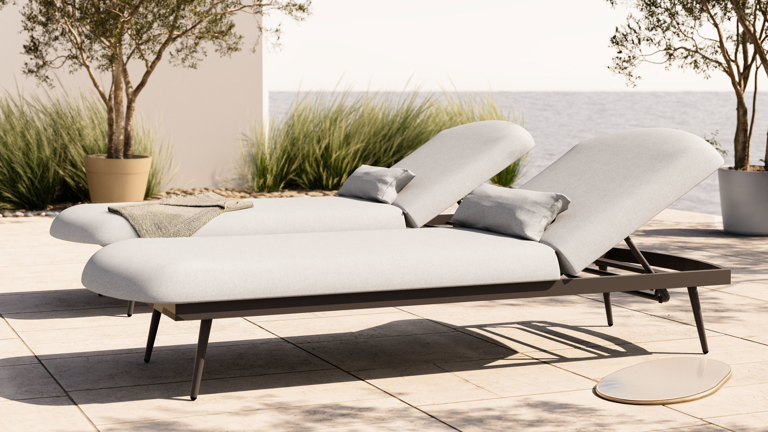 Confort Sun Lounger Set Compact