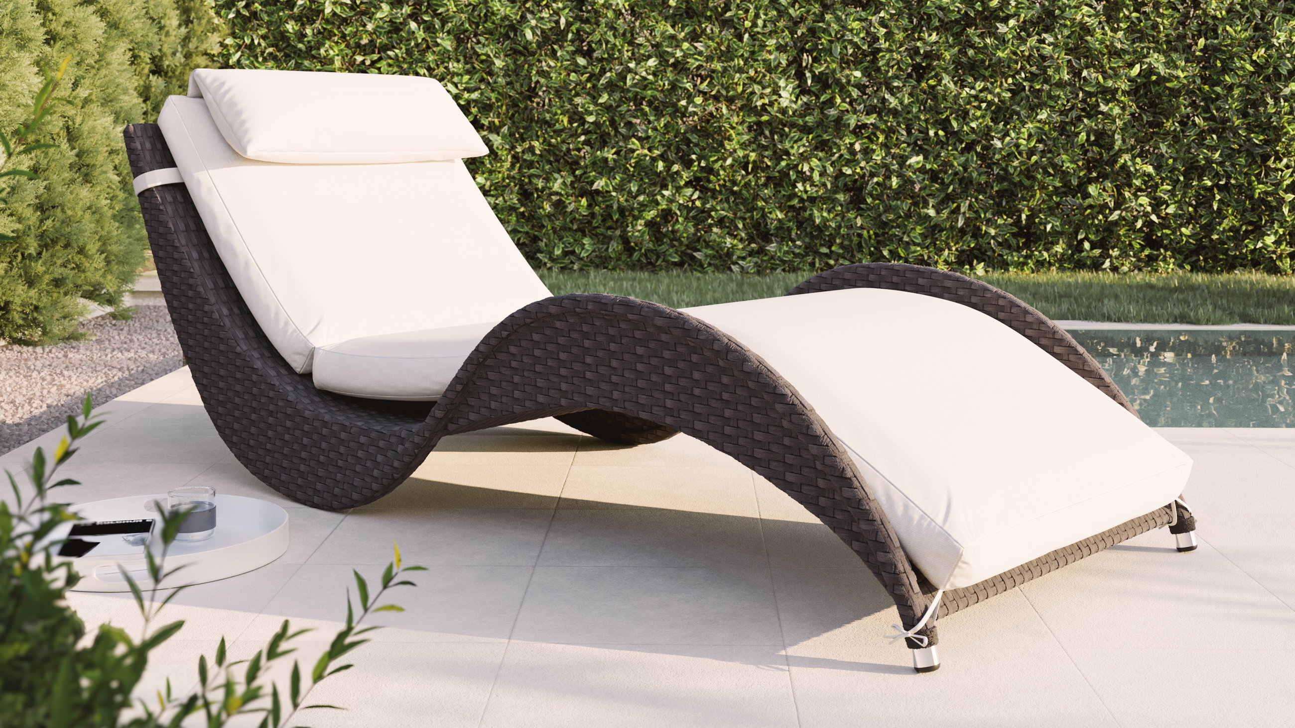Wave Sun Lounger Compact