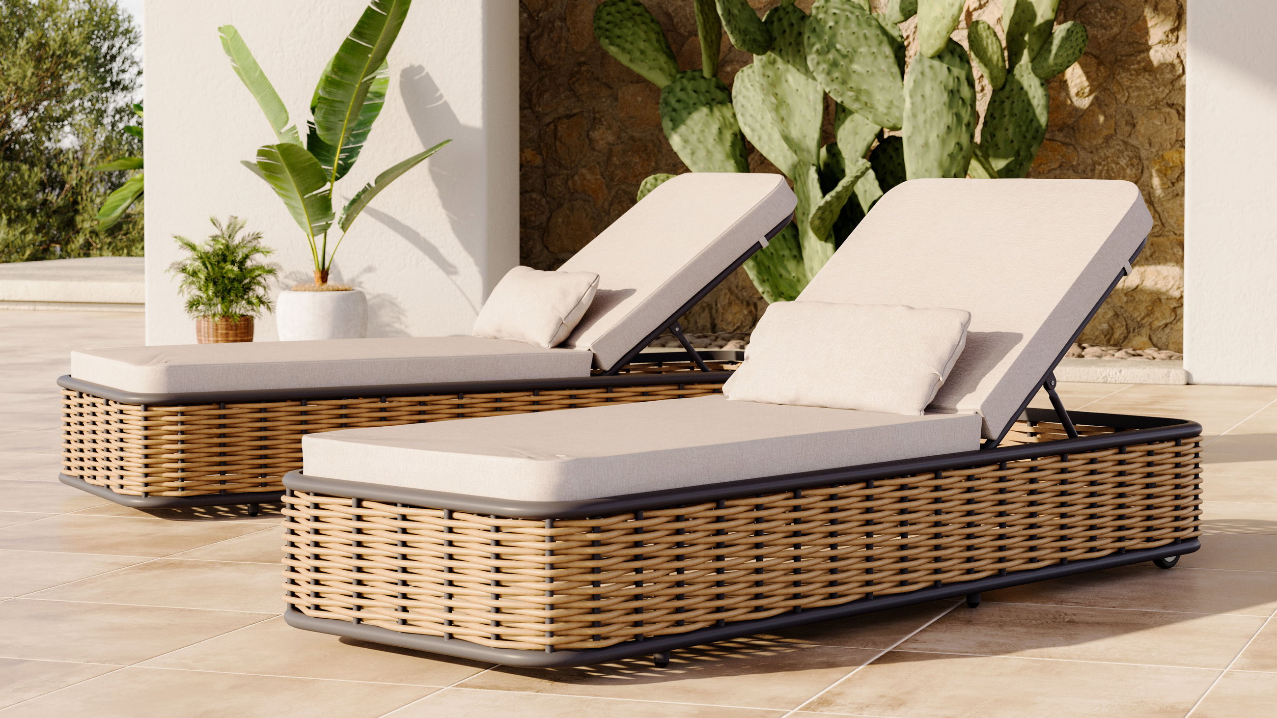 Astra Ensemble de Bains de Soleil Compact