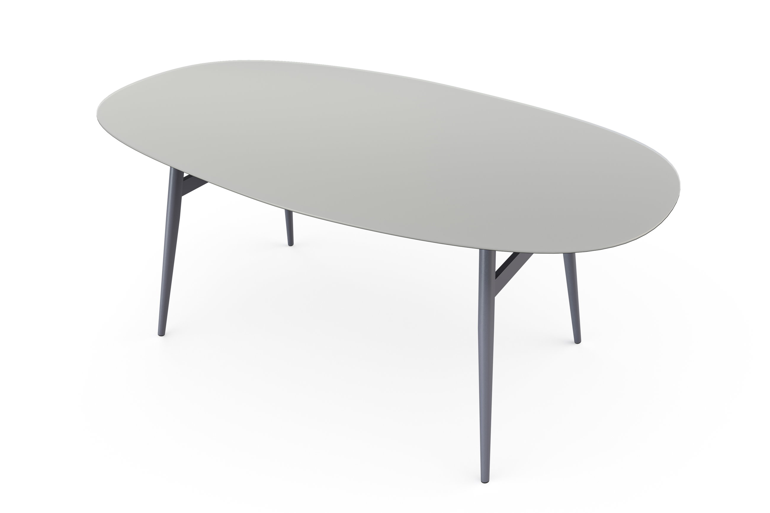 Board 180 cm Table à manger (gris soie)